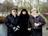 Anna with her parents